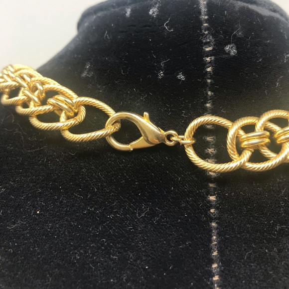 Gold plated chunky necklace - Picture 7 of 7